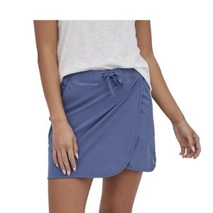 Patagonia Fleetwith blue tennis skort size medium